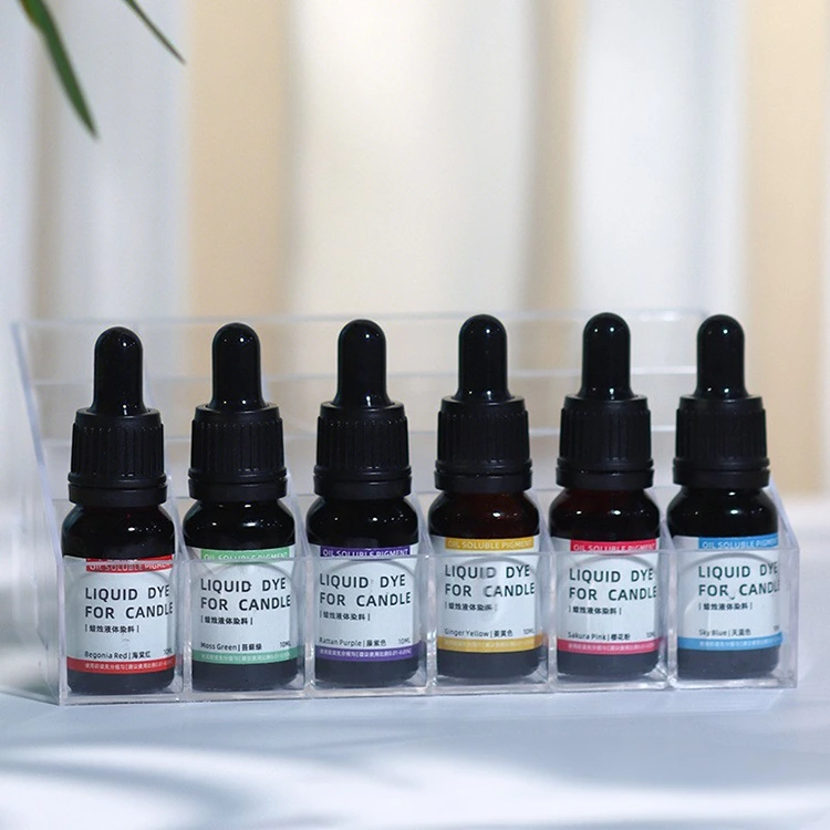 Течни бои за свещи